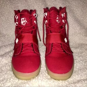 ATLAS II W’S IG-1500W-501, Women’s Red High Top, USA 7.5/EUR 38.